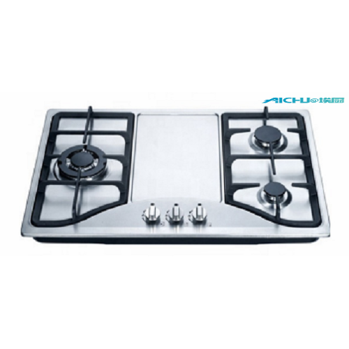 3 Burners Stainless Steel Kitchen Stoves